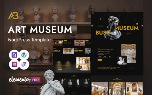 AartBust - Art Gallery And Museum WordPress Elementor Theme theme free